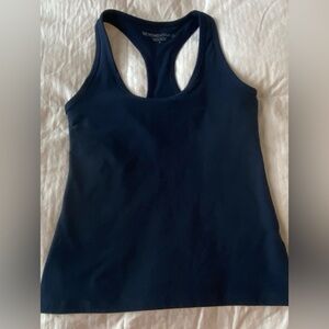 Beyond Yoga Space-dye Racerback Tank Top Navy Blue Athleisure Top EUC SM